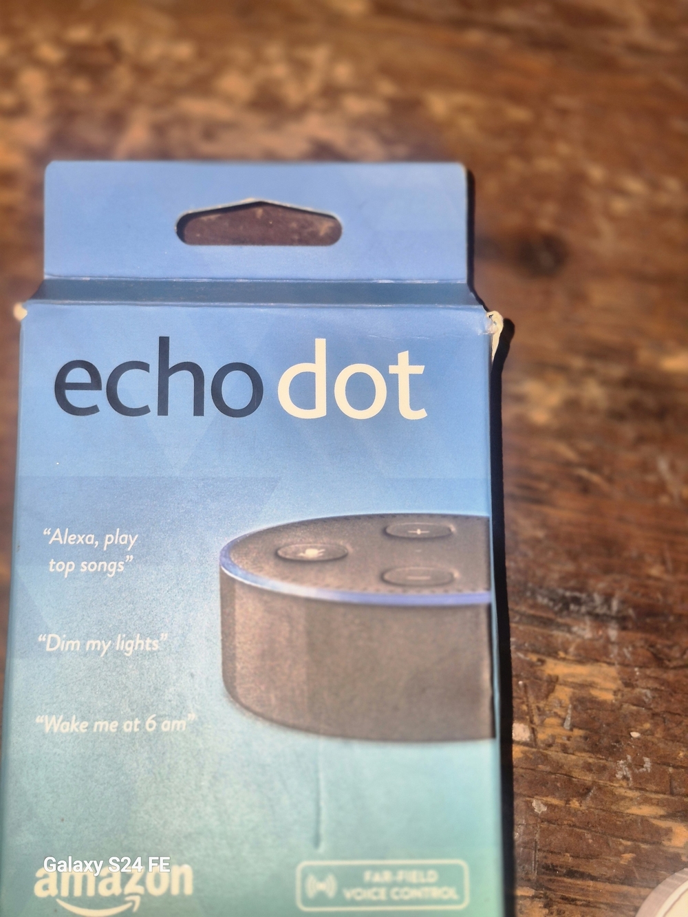 Amazon Echo Dot Smart Speaker - Blue and Black - Picture 2 of 4